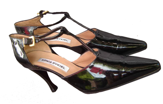 escarpin noir rykiel