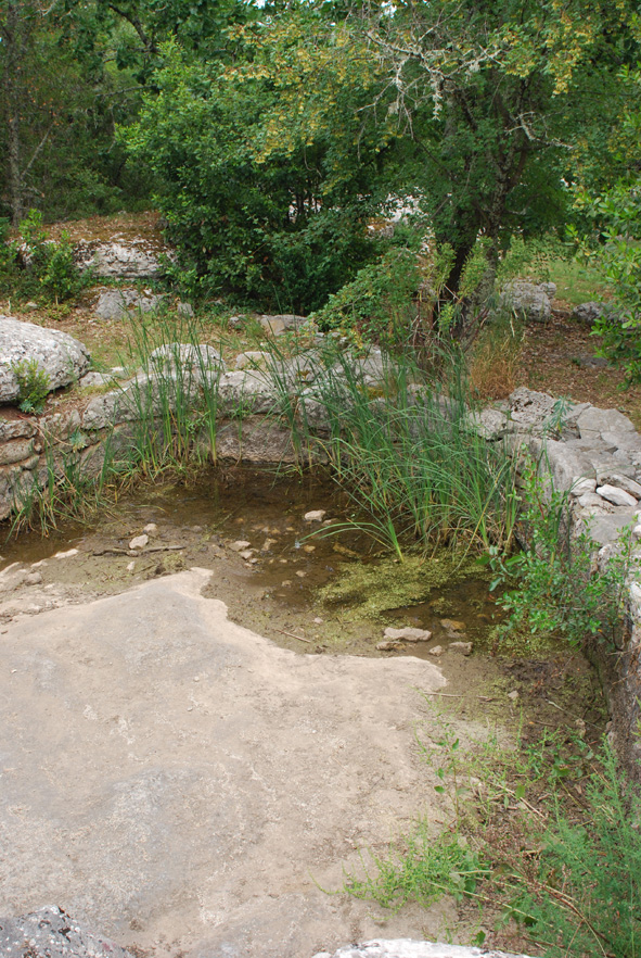 Réservoir d'eau naturel